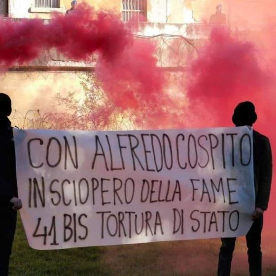 Discussion à propos du régime d’isolement en Italie et de la grève de la faim d’Alfredo Cospito